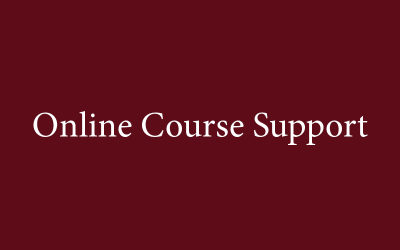 Online Courses Support graphic